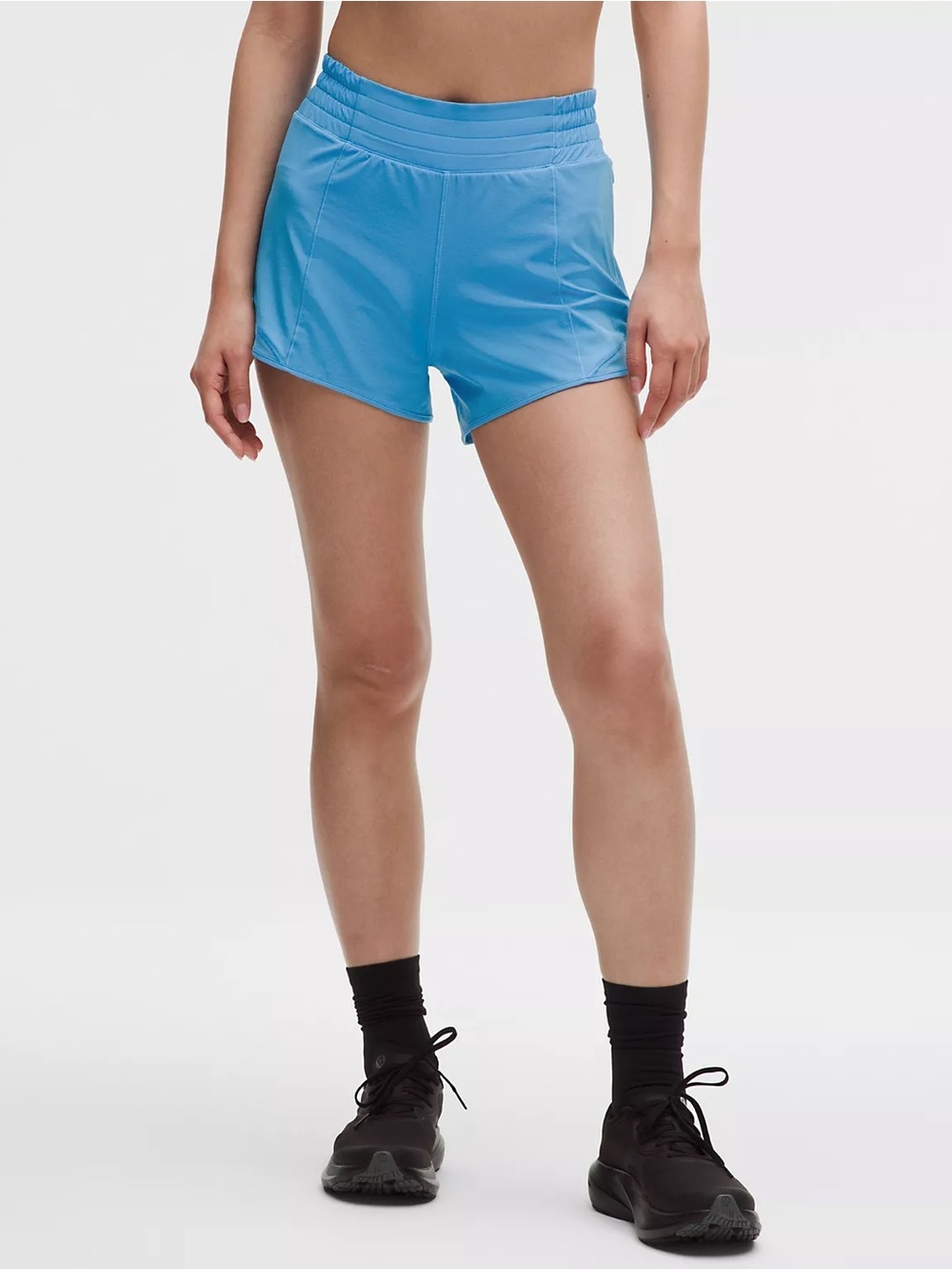 lululemon Hotty Hot HR Short 4" Lined (NWT) Kayak Blue Light, Size 6
